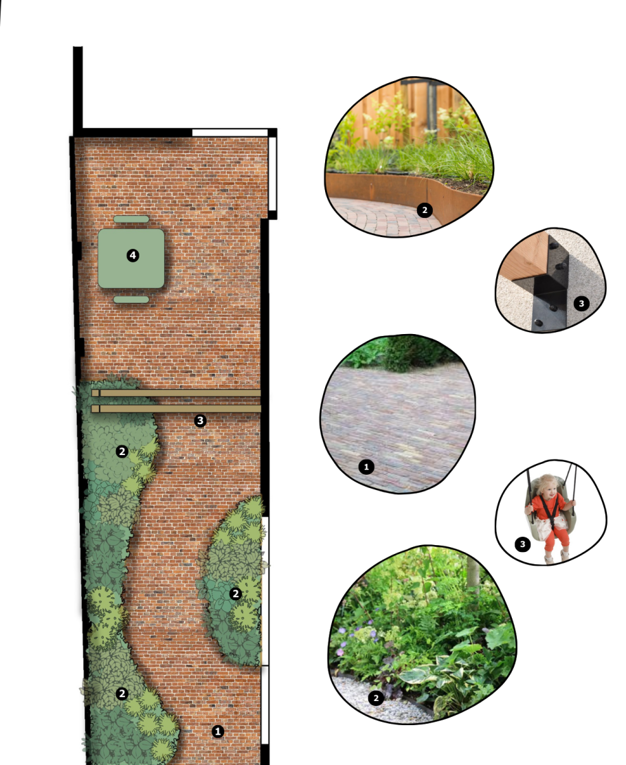 Tuinontwerp_kleine stadstuin_in Leiden Tuinontwerp_kleine stadstuin_in Leiden